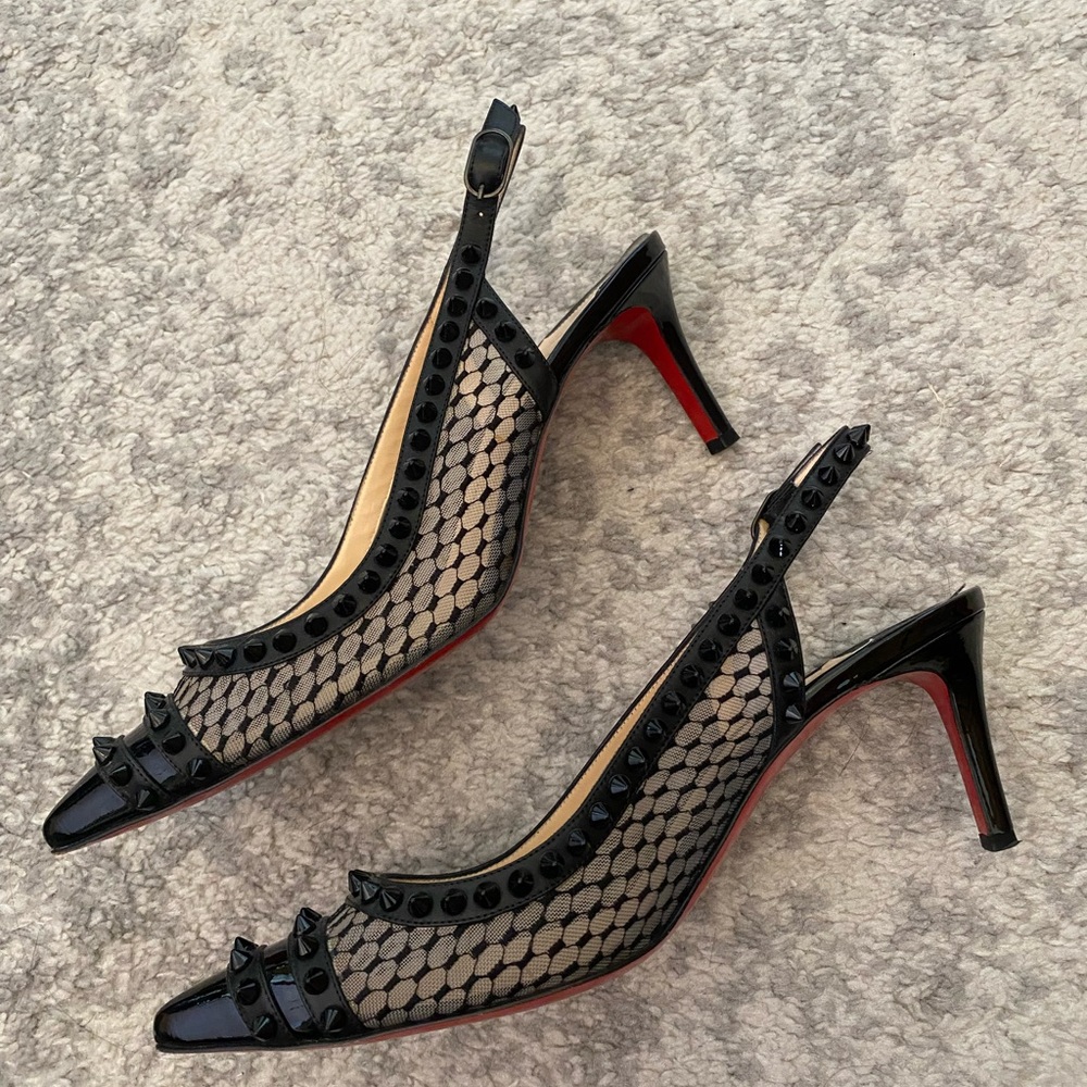 Christian Loubitin Studded Heels (worn once)